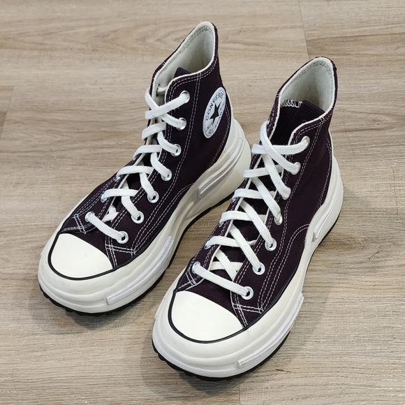 Converse Shoes - Converse Run Star Legacy Hi Black Cherry